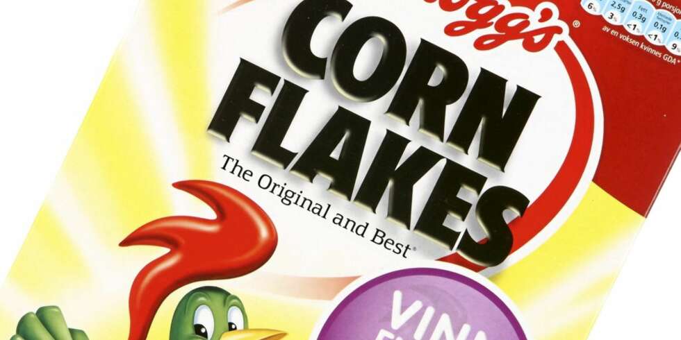 DYR: Kellog' s cornflakes smaker som de andre, helt greit. DYR: Kellog' s cornflakes smaker som de andre, helt greit.