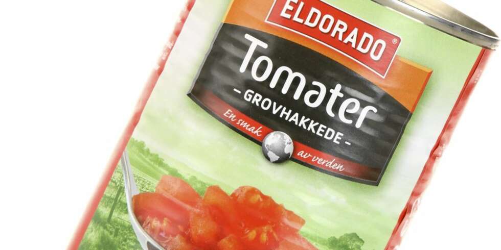 BITTER: Ikke mye tomatsmak på disse hakkede tomatene fra Eldorado. BITTER: Ikke mye tomatsmak på disse hakkede tomatene fra Eldorado.