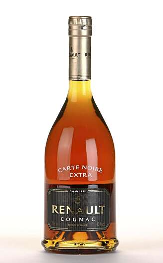 RUND: Renault Carte Noire Extra er en fyldig og balansert cognac. RUND: Renault Carte Noire Extra er en fyldig og balansert cognac.