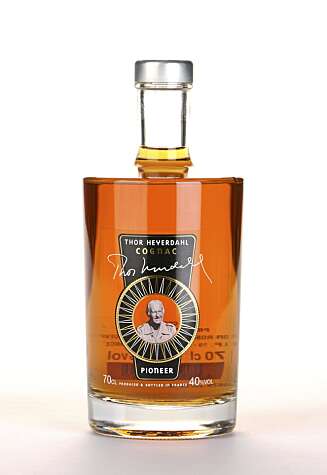 KRYDRET OG RUND: Thor Heyerdahl Pioneer er en rund, krydret og syrlig cognac. Enkel i stilen, men god. KRYDRET OG RUND: Thor Heyerdahl Pioneer er en rund, krydret og syrlig cognac. Enkel i stilen, men god.
