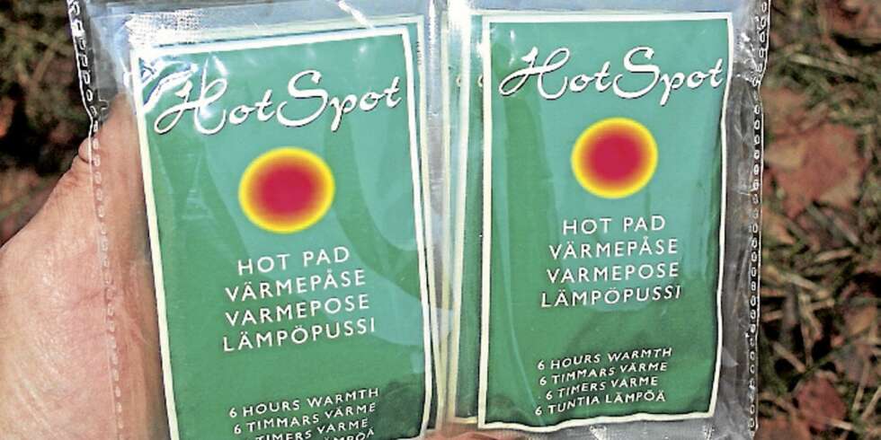 GREI VARME: HotSpot kommer i 6-pakning og gir grei varme i seks timer. GREI VARME: HotSpot kommer i 6-pakning og gir grei varme i seks timer.