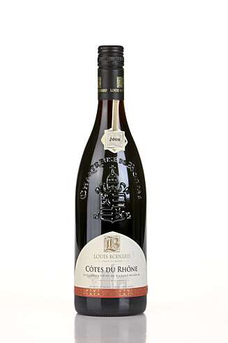 SAFTIGE TANNINER: Bernard Côtes du Rhône 2008 har saftige tanniner. SAFTIGE TANNINER: Bernard Côtes du Rhône 2008 har saftige tanniner.