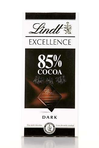 TØRR: Sjokoladen fra Lindt er noe tørr på smak. TØRR: Sjokoladen fra Lindt er noe tørr på smak.