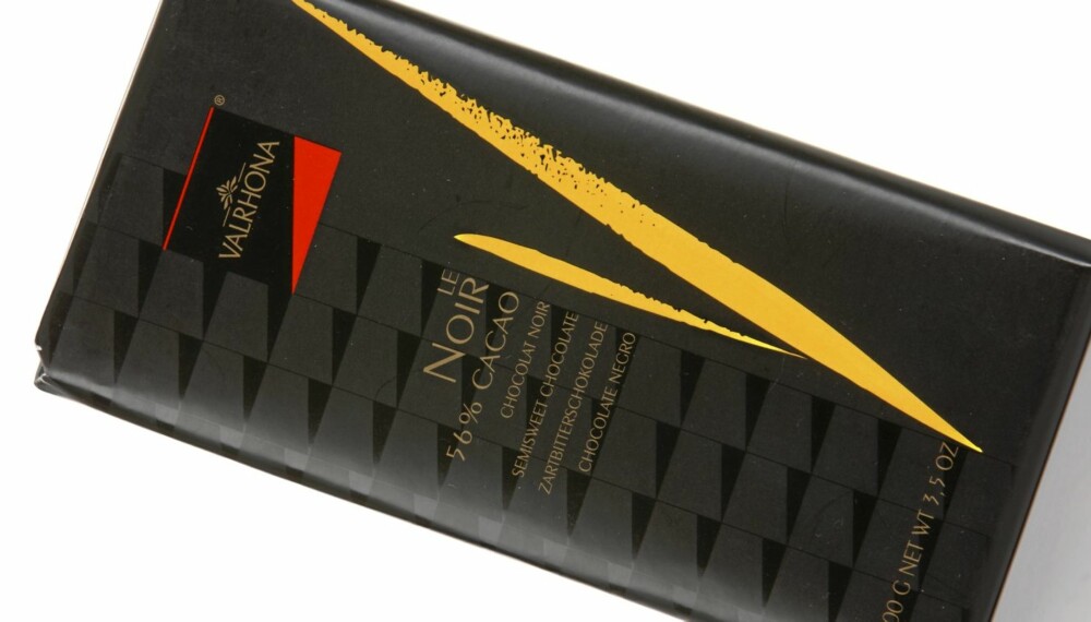 FYLDIG: Valrhona le Noir 56 prosent er en sjokolade som er fyldig og balansert. FYLDIG: Valrhona le Noir 56 prosent er en sjokolade som er fyldig og balansert.