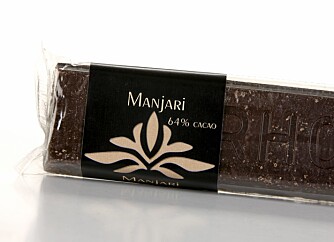 SYRLIG OG GOD: Manjari fra Valrhona er syrlig og god på smak. Helt til topps gikk den med sine seks poeng. SYRLIG OG GOD: Manjari fra Valrhona er syrlig og god på smak. Helt til topps gikk den med sine seks poeng.