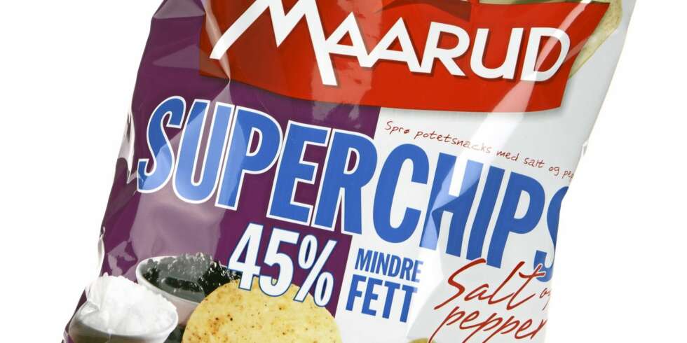 KJEDEIG: Maarud superchips salt & pepper er en helt grei chips på grensen til det kjedelige. KJEDEIG: Maarud superchips salt & pepper er en helt grei chips på grensen til det kjedelige.