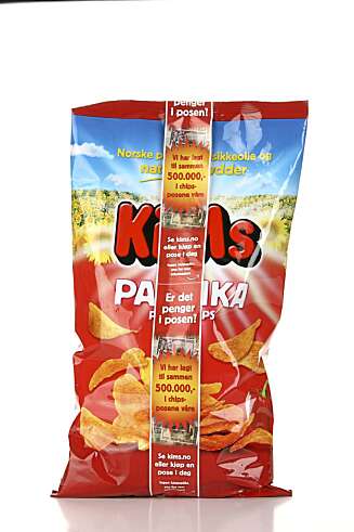 PAPRIKA: Mye paprika i smaken på denne chipsen. PAPRIKA: Mye paprika i smaken på denne chipsen.