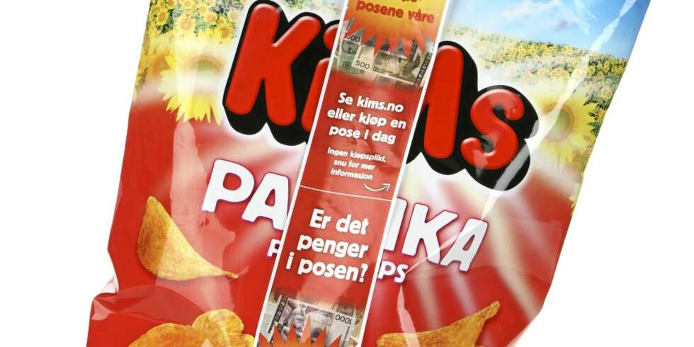 SPRØ OG GOD: Kims Paprika potetchips er en chips med fin sprøhet og mye smak av paprika. SPRØ OG GOD: Kims Paprika potetchips er en chips med fin sprøhet og mye smak av paprika.