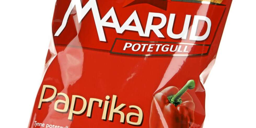 LITE PAPRIKA: Maarud potetgull paprika er en sprø chips med lite smak av paprika. LITE PAPRIKA: Maarud potetgull paprika er en sprø chips med lite smak av paprika.