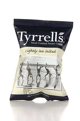 MIDDELS SPRØ: Chipsen er middels sprø med en noe merkelig ettersmak. MIDDELS SPRØ: Chipsen er middels sprø med en noe merkelig ettersmak.