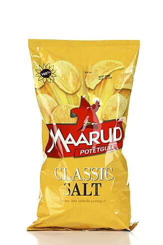 MINNER OM FIRST PRICE: Chipsen fra Maarud minner veldig om First Price sin chips. MINNER OM FIRST PRICE: Chipsen fra Maarud minner veldig om First Price sin chips.