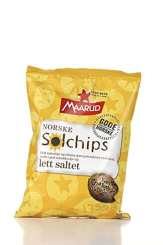 EDDIK: Chipsen har noe snev av salt eddik i smaken. EDDIK: Chipsen har noe snev av salt eddik i smaken.