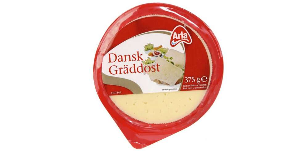 FET: Tine Gräddost er ikke uventet full av fett og energi. FET: Tine Gräddost er ikke uventet full av fett og energi.