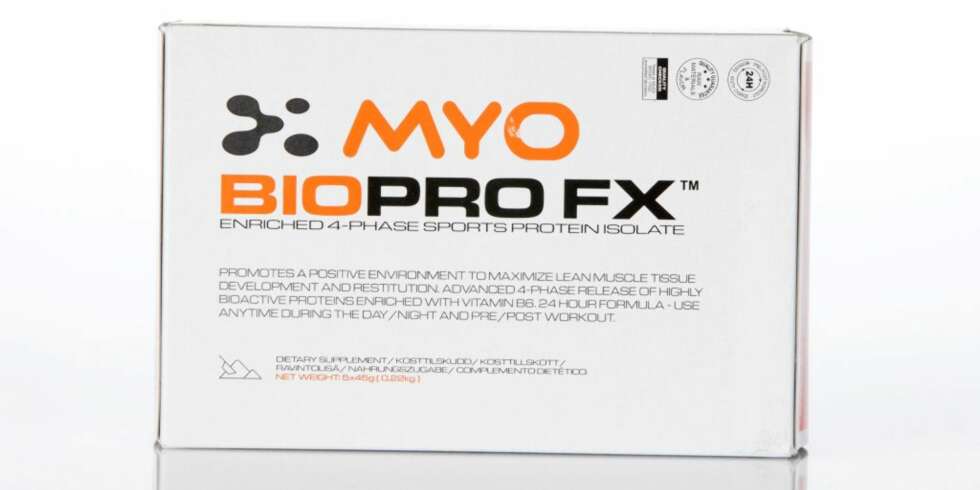 PLUSS FOR PORSJONSPOSER: Biopro FX fra Myo. PLUSS FOR PORSJONSPOSER: Biopro FX fra Myo.
