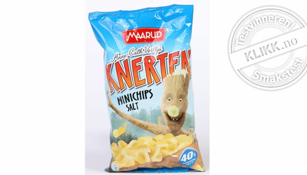 TEST AV BARNEPOTETGULL: Knerten, salt. TEST AV BARNEPOTETGULL: Knerten, salt.