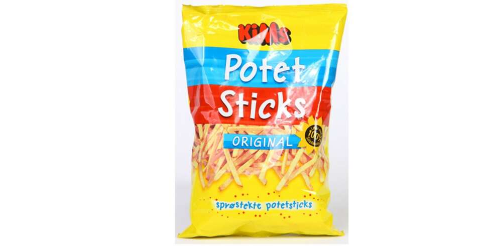 TEST AV BARNEPOTETGULL: Potetsticks. TEST AV BARNEPOTETGULL: Potetsticks.