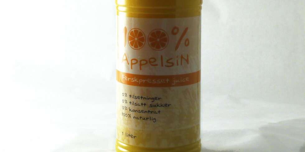TEST: Appelsinjuice TEST: Appelsinjuice