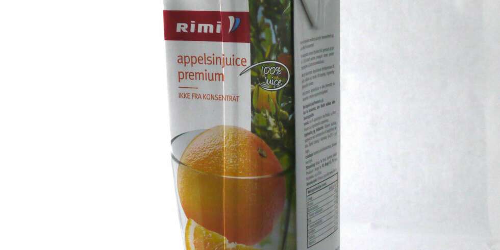 TEST: Appelsinjuice TEST: Appelsinjuice