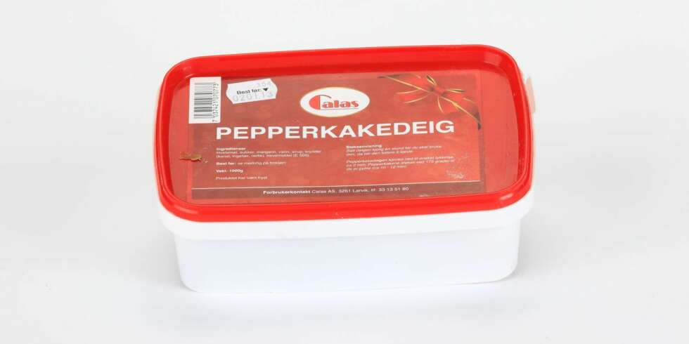 TEST AV PEPPERKAKEDEIG: Europris/Calas TEST AV PEPPERKAKEDEIG: Europris/Calas