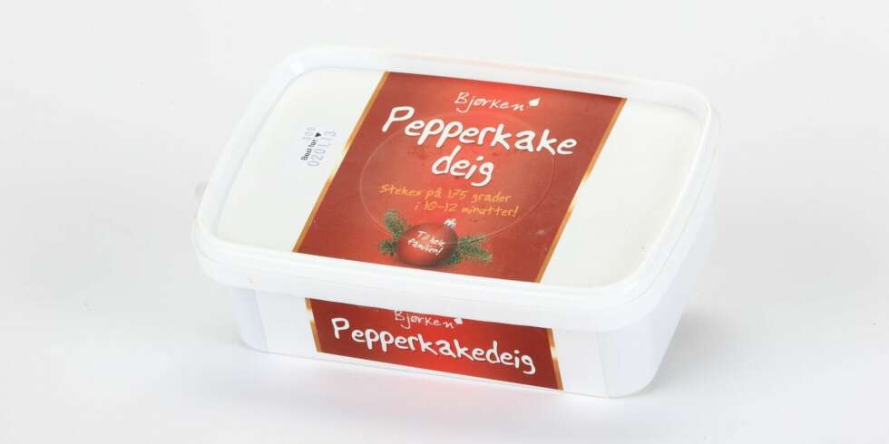TEST AV PEPPERKAKEDEIG: Bjørken TEST AV PEPPERKAKEDEIG: Bjørken