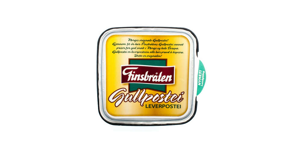 TEST AV LEVERPOSTEI: Finsbråten Gullpostei leverpostei TEST AV LEVERPOSTEI: Finsbråten Gullpostei leverpostei