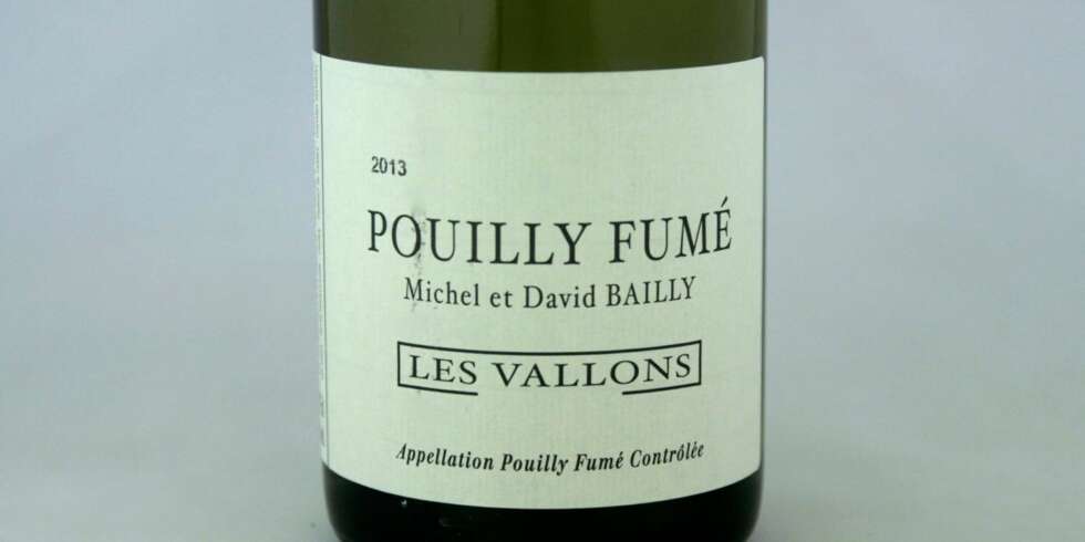 GOD VIN: Bailly Pouilly Fumé Les Vallons 2013. GOD VIN: Bailly Pouilly Fumé Les Vallons 2013.