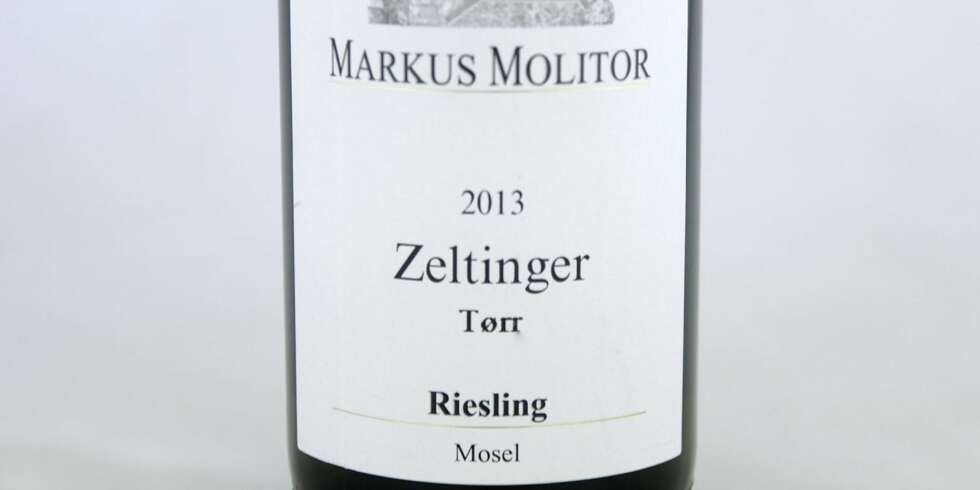 GOD VIN: Molitor Zeltinger Riesling Trocken 2013. GOD VIN: Molitor Zeltinger Riesling Trocken 2013.