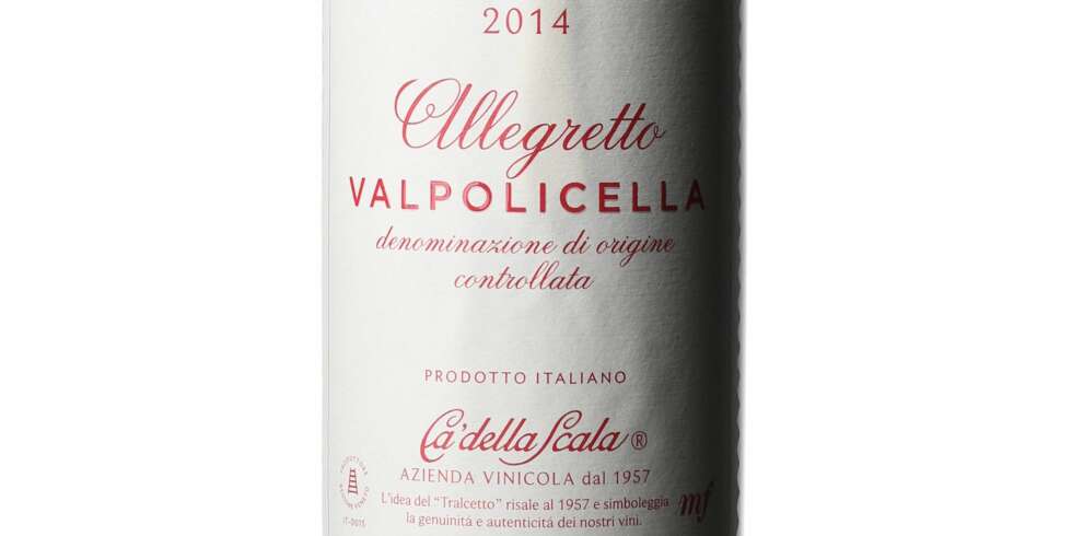GODT KJØP: Ca'della Scala Allegretto Valpolicella 2014. GODT KJØP: Ca'della Scala Allegretto Valpolicella 2014.