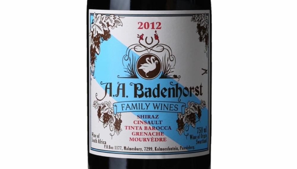 GODT KJØP: A.A. Badenhorst Secateurs Shiraz Grenache Cinsault 2013. GODT KJØP: A.A. Badenhorst Secateurs Shiraz Grenache Cinsault 2013.