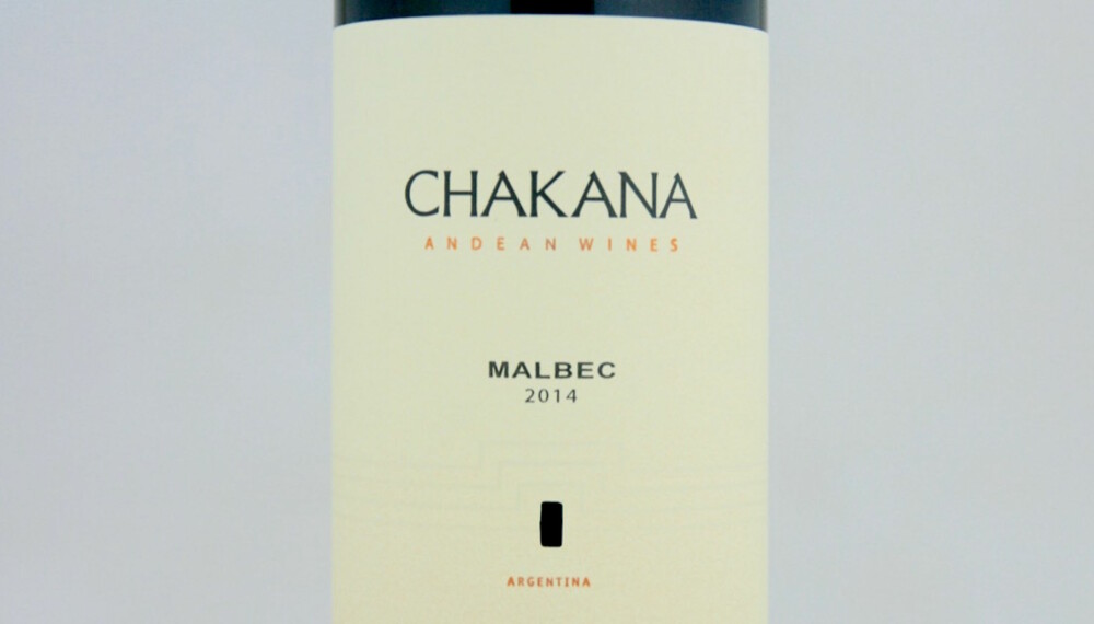 GODT KJØP: Chakana Malbec 2014. GODT KJØP: Chakana Malbec 2014.
