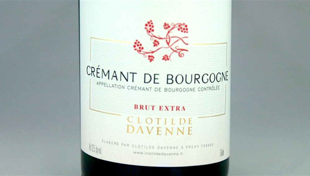 MUSSERENDE TIL LUTEFISK: Davenne Crémant de Bourgogne Extra Brut. MUSSERENDE TIL LUTEFISK: Davenne Crémant de Bourgogne Extra Brut.