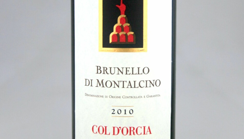 FLOTT JULEGAVE: Col d'Orcia Brunello di Montalcino 2010. FLOTT JULEGAVE: Col d'Orcia Brunello di Montalcino 2010.