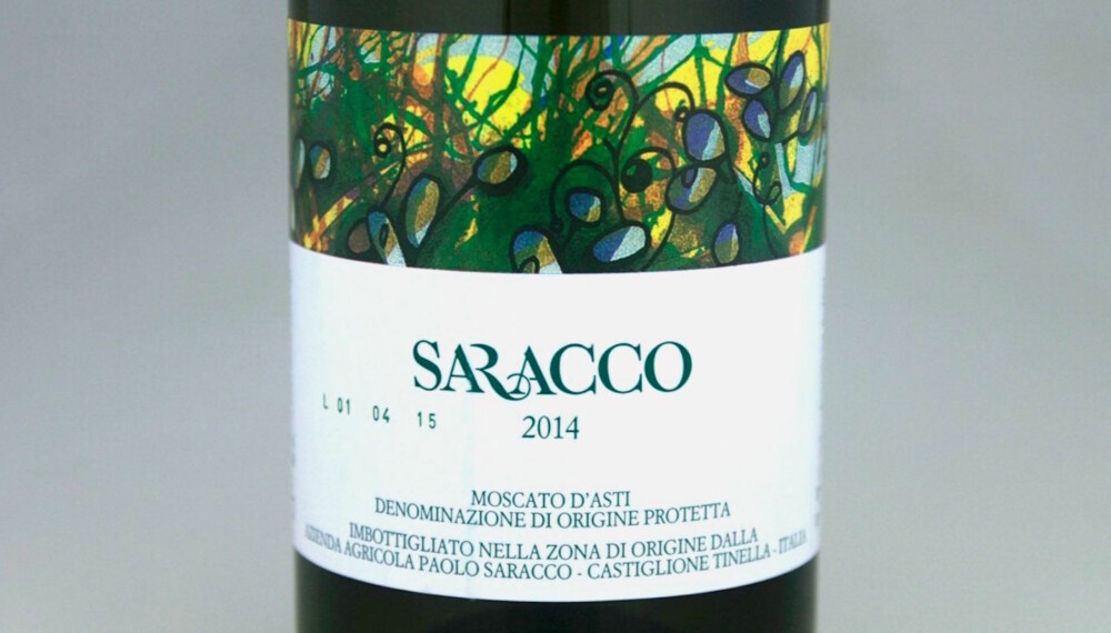 SØT OG GOD: Saracco Moscato d'Asti 2014. SØT OG GOD: Saracco Moscato d'Asti 2014.