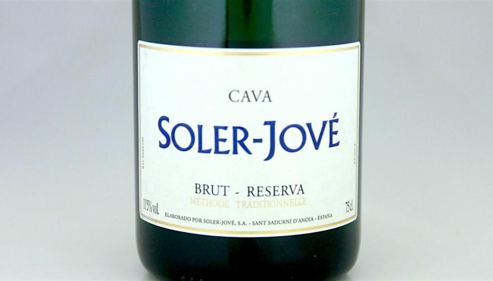 GODE BOBLER: Soler-Jové Cava Brut Reserva. GODE BOBLER: Soler-Jové Cava Brut Reserva.