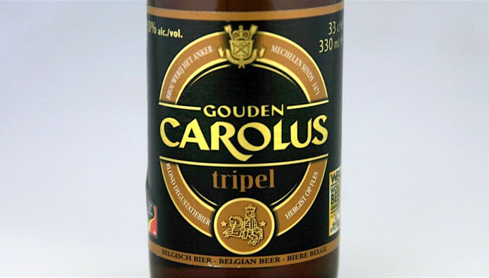 TOPP ØL: Gouden Carolus Tripel. TOPP ØL: Gouden Carolus Tripel.