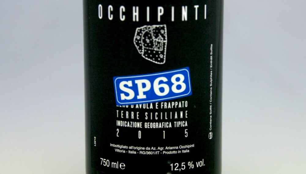 GODT KJØP: Occhipinti SP 68 Nero d'Avola e Frappato 2015. GODT KJØP: Occhipinti SP 68 Nero d'Avola e Frappato 2015.