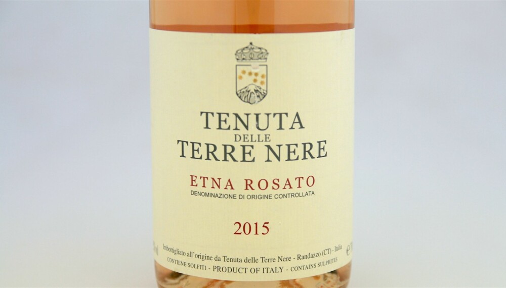 GOD ROSÉVIN: Terre Nere Etna Rosato 2015. GOD ROSÉVIN: Terre Nere Etna Rosato 2015.