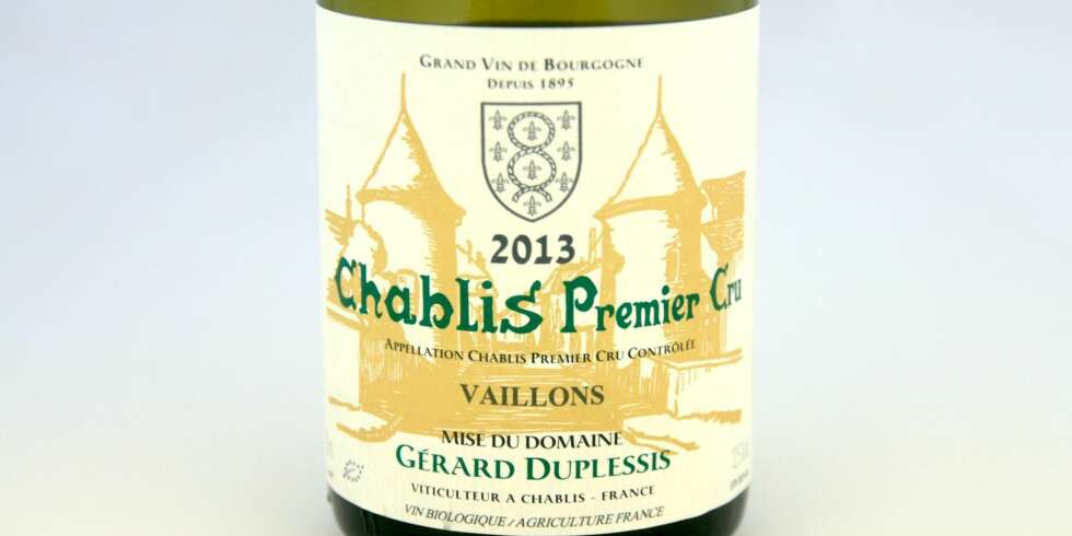 GOD VIN: Duplessis Chablis Premier Cru Vaillons 2013. GOD VIN: Duplessis Chablis Premier Cru Vaillons 2013.
