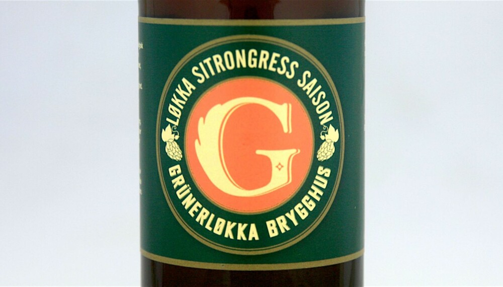 SOMMERØL: Løkka Sitrongress Saison. SOMMERØL: Løkka Sitrongress Saison.