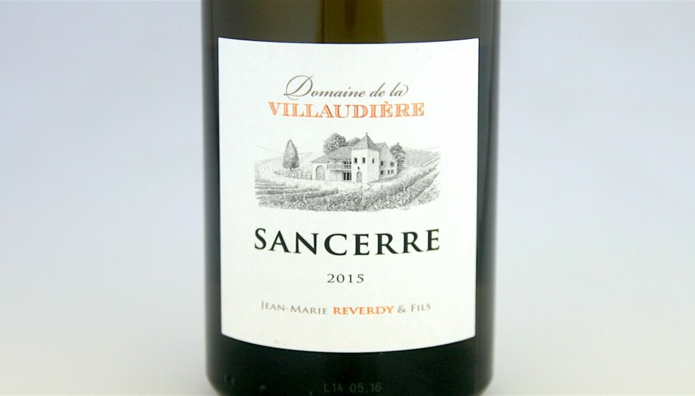 GOD VIN: Dom. de la Villaudière Sancerre 2015. GOD VIN: Dom. de la Villaudière Sancerre 2015.