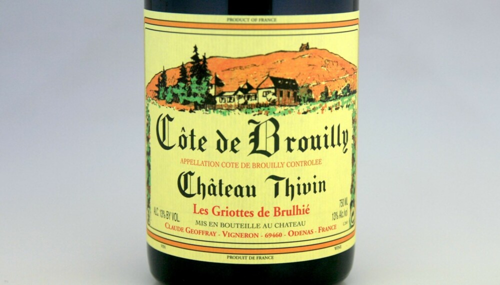 GOD VIN: Ch. Thivin Cuvée Les Griottes Côte de Brouilly 2014. GOD VIN: Ch. Thivin Cuvée Les Griottes Côte de Brouilly 2014.