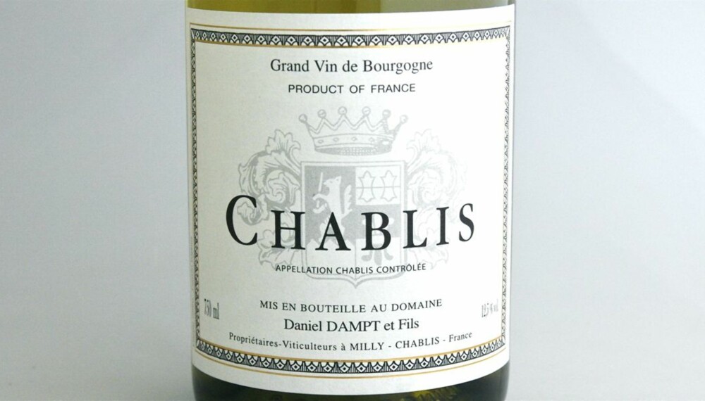 TEST AV CHABLIS: Dampt Chablis 2010 kom på tredjeplass i testen. TEST AV CHABLIS: Dampt Chablis 2010 kom på tredjeplass i testen.