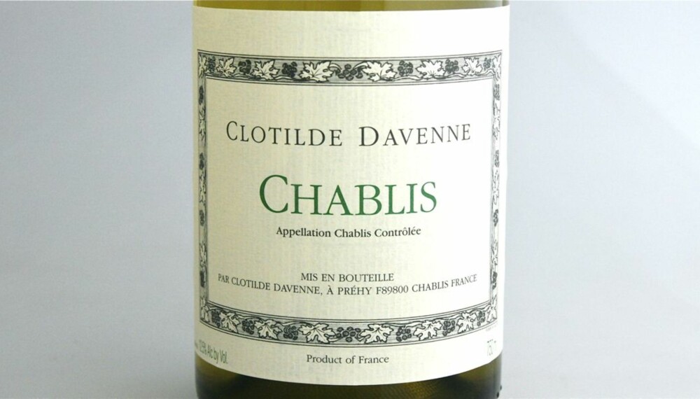 TEST AV CHABLIS: Davenne Chablis 2009 kom på femteplass i testen. TEST AV CHABLIS: Davenne Chablis 2009 kom på femteplass i testen.