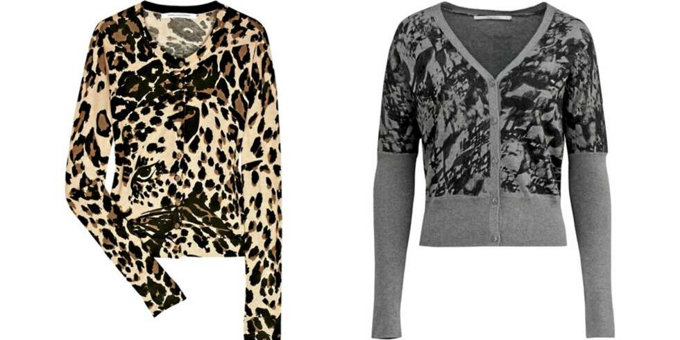 FRA VENSTRE: Diane von Furstenberg (kr 2400), Part Two (kr 599). FRA VENSTRE: Diane von Furstenberg (kr 2400), Part Two (kr 599).