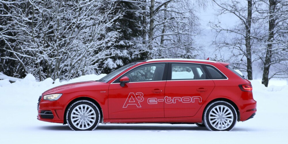 Helt A3utvendig: Det er under karosseriet du finner de store endringene på Audi A3 e-tron. Helt A3utvendig: Det er under karosseriet du finner de store endringene på Audi A3 e-tron.