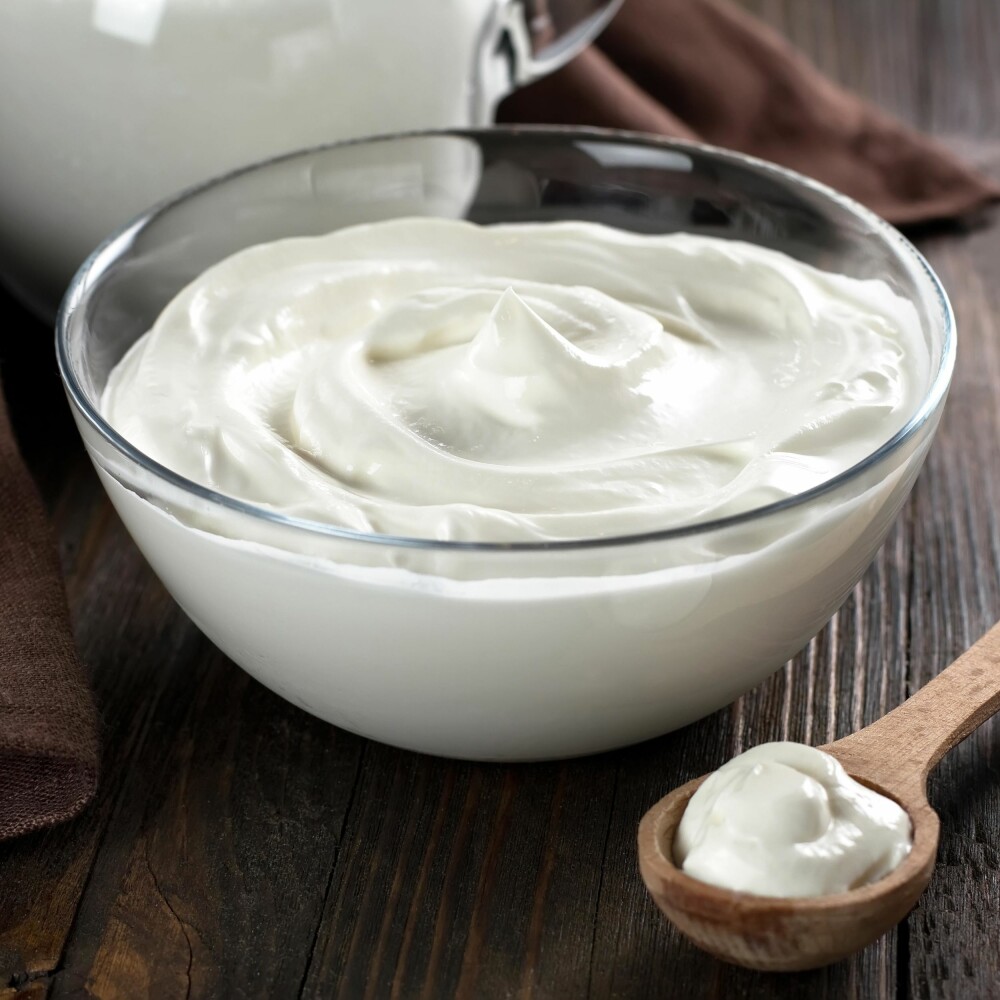 YOGHURT: Denne er super som ansiktsmaske. FOTO: Colourbox YOGHURT: Denne er super som ansiktsmaske. FOTO: Colourbox