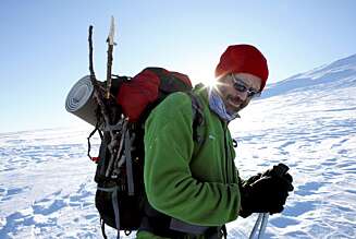 ERFAREN FJELLMANN: Du finner like mye eventyr her som du gjør på noen 6000 meters topp i Himalaya, hevder David Durkan. ERFAREN FJELLMANN: Du finner like mye eventyr her som du gjør på noen 6000 meters topp i Himalaya, hevder David Durkan.