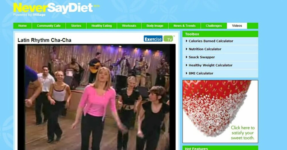NEVER SAY DIET: Her kan du blant annet lære å svinge deg etter latinske rytmer. NEVER SAY DIET: Her kan du blant annet lære å svinge deg etter latinske rytmer.