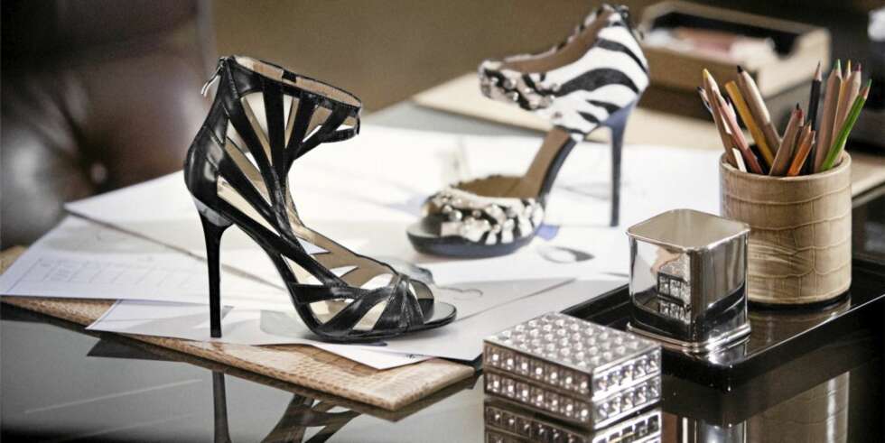 SMAKEBIT: Disse Jimmy Choo-skoene vil bli å få kjøpt på H&M i november. SMAKEBIT: Disse Jimmy Choo-skoene vil bli å få kjøpt på H&M i november.