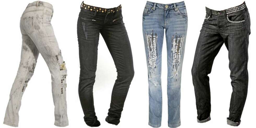 FRA VENSTRE: Asos (kr 371), Joe's Jeans (kr 1134), KappAhl (kr 549), Genetic Denim (kr 1444). FRA VENSTRE: Asos (kr 371), Joe's Jeans (kr 1134), KappAhl (kr 549), Genetic Denim (kr 1444).